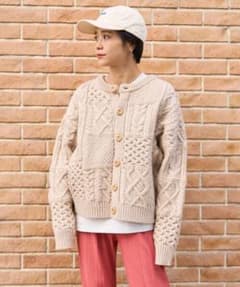 FREAK'S STORE フリークスストア フィッシャーマンニットカーディガンのサムネイル
