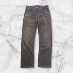 희소 LEVI’S 리바이스501 03501 선염색 블랙 필리핀제