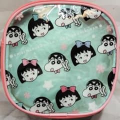 Crayon Shin-chan and Chibi Maruko-chan Collaboration Pouch