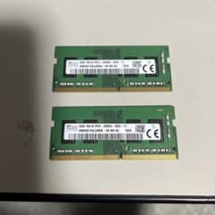 SKhynix ノートPC用メモリ 4GB 2枚セット DDR4 - メルカリ