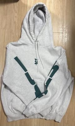 HUF パーカー グレー 袖ロゴのサムネイル