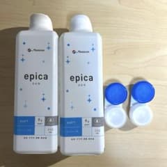 epica ソフトコンタクトレンズ用洗浄液 2本 - メルカリ