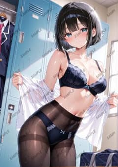 オリジナルキャラクター フィギュアポスターa4紙光沢レア♥1点もの♥ AJ58 オリジナルイラスト 高画質 光沢写真用紙 A4ポスター - メルカリ