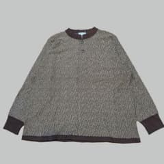 VINGTIEME 長袖ニットカットソー ブラウン系