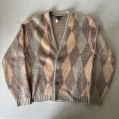 60s〜Vintage malson モヘアカーディガン アーガイル スペシャル 60s〜Vintage malson モヘアカーディガン アーガイル スペシャル