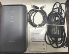 docomo home 5G HR02 本体、ケーブル、説明書付き - メルカリ