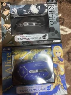 SAO 光るマウス＆パッド 2個セットのサムネイル