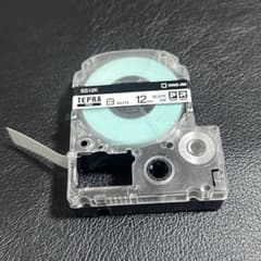テプラproテープ SS12K 白地黒インクのサムネイル