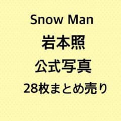 Snow Man 岩本照 公式写真 28枚まとめ売りのサムネイル