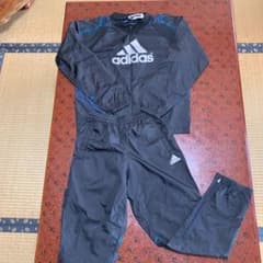 キッズ adidas ピステ上下(黒色)140cmのサムネイル