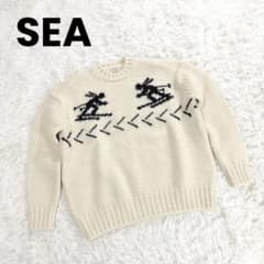 SEA BRITSHI WOOL スキーヤー ジャガードニット - メルカリ