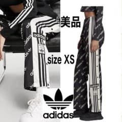 美品adidasアディダス　総柄 アディブレイク トラックパンツ スナップパンツ