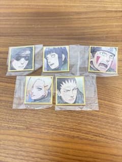 NARUTO 나루토 콩 뽑기 색종이 5점