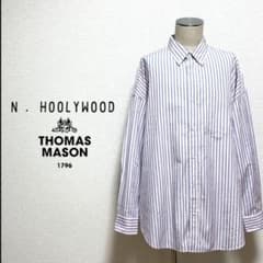 美品N.HOLLYWOOD トーマスメイソン コットンシャツ オーバーサイズ