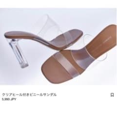 きむひょな！様専用　zara クリアサンダルのサムネイル
