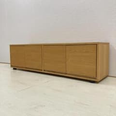無印良品 スタッキングキャビネット オーク材 テレビ台 ローボード