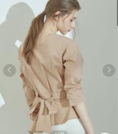 【試着のみ】titivate 前後2wayカシュクールブラウスのサムネイル