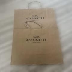 《2枚セット販売!・送料無料!!》COACH ショップ袋　ショッパー 2枚セットのサムネイル