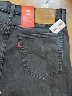 新品 505 W33 L32 ブラックストレッチ ウォーム リーバイス タブR 