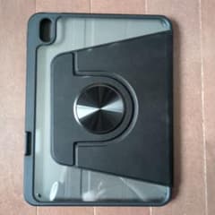 iPad10世代 回転式スタンドケース ブラックのサムネイル