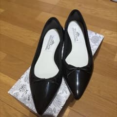 TEMPERATE レインシューズ バレエシューズ ブラックのサムネイル