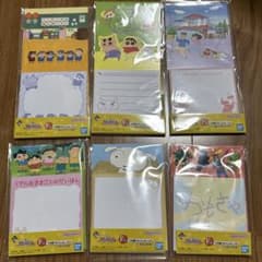 이치 반 쿠지 크레용 신짱 F상 메모장 컬렉션