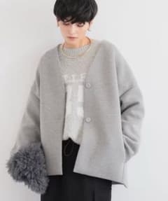 WEB限定 BARNYARDSTORMダンボールジャケット グレー F コクーン - メルカリ