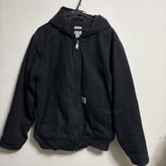 Carhartt フード付きブラックジャンパー Mサイズのサムネイル