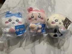 ちいかわ一番くじ！！ハチワレ、らっこ、古本屋セットのサムネイル