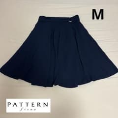 PATTERN fiona フレアスカート ネイビー Mのサムネイル