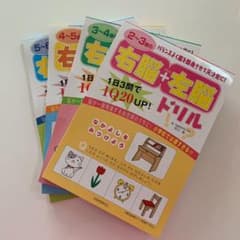 2歳〜6歳右脳➕左脳ドリル 4冊セットのサムネイル