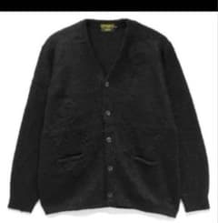 A*o様 【新品タグ付き】モヘア タッチ カーディガン 黒　XL