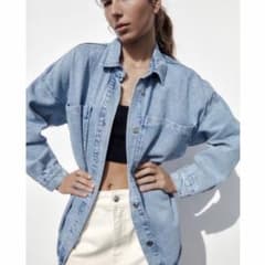 ZARA デニムジャケット　Mのサムネイル