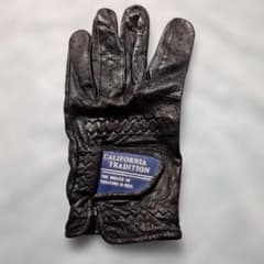 CALIFORNIA TRADITION ブラックレザー ゴルフ用手袋のサムネイル