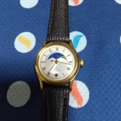 CITIZEN ムーンフェイズ 6185-G06790 ライトハウス【ジャンク】 送料無料 美品 CITIZEN ライトハウス ムーンフェイズ 腕時計 6185