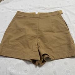 ハイウエスト ショートパンツ ベージュ