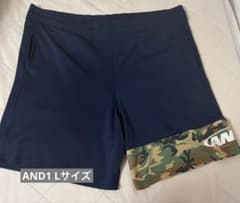 AND 1 バスケットボールパンツ ネイビー 迷彩 - メルカリ