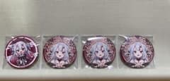 【ホロライブ】 百鬼あやめ 節分フェア限定缶バッチ4点まとめ売りのサムネイル