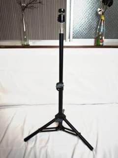 【超軽量】卓上ライトスタンド スマホホルダー対応 60cm 持ち運び便利のサムネイル