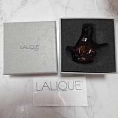 LALIQUE 琥珀色 カエルの置物 - メルカリ