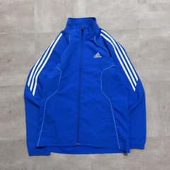 アディダス　ジャージ水色　スカイブルー　adidas　メンズ　Lのサムネイル