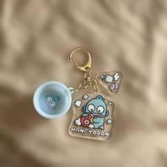 サンリオ当たりくじ　ハンギョドン　アクリルキーホルダー　ブルーのサムネイル