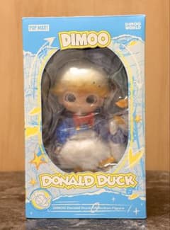 POP MART DIMOO ドナルドダック 1/8 アクションフィギュア Authentic DIMOO Donald Duck 1/8 Mobile Doll Toy Gift Cute Doll