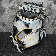 要ミット KANAME 軟式野球用レザーグローブ ホワイト/ブラック