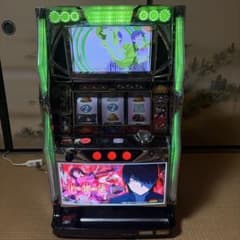 実機　パチスロ　化物語　【不要機】 パチスロ化物語ZX（サミー）コイン不要機付き 江戸スロ
