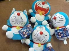 珍品★レア★ドラえもん♪ホラーぬいぐるみ★３種4点セット★ドラキュラ、おおかみ男 珍品☆レア☆ドラえもん♪ホラーぬいぐるみ☆3種4点セット