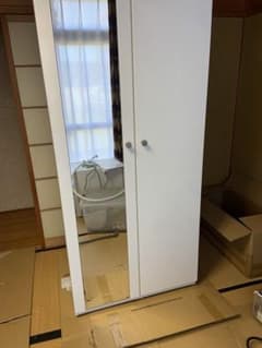 ニトリ ワードローブ WISH3 80WR-WH - メルカリ