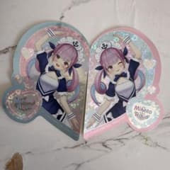 ホロライブ　湊あくあ　キラステッカー