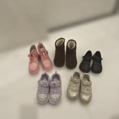 【最終値下げ】女の子　靴　シューズ　ブーツ　18センチ　5足セットのサムネイル