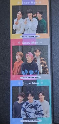 Snow Man クリアピンナップのサムネイル